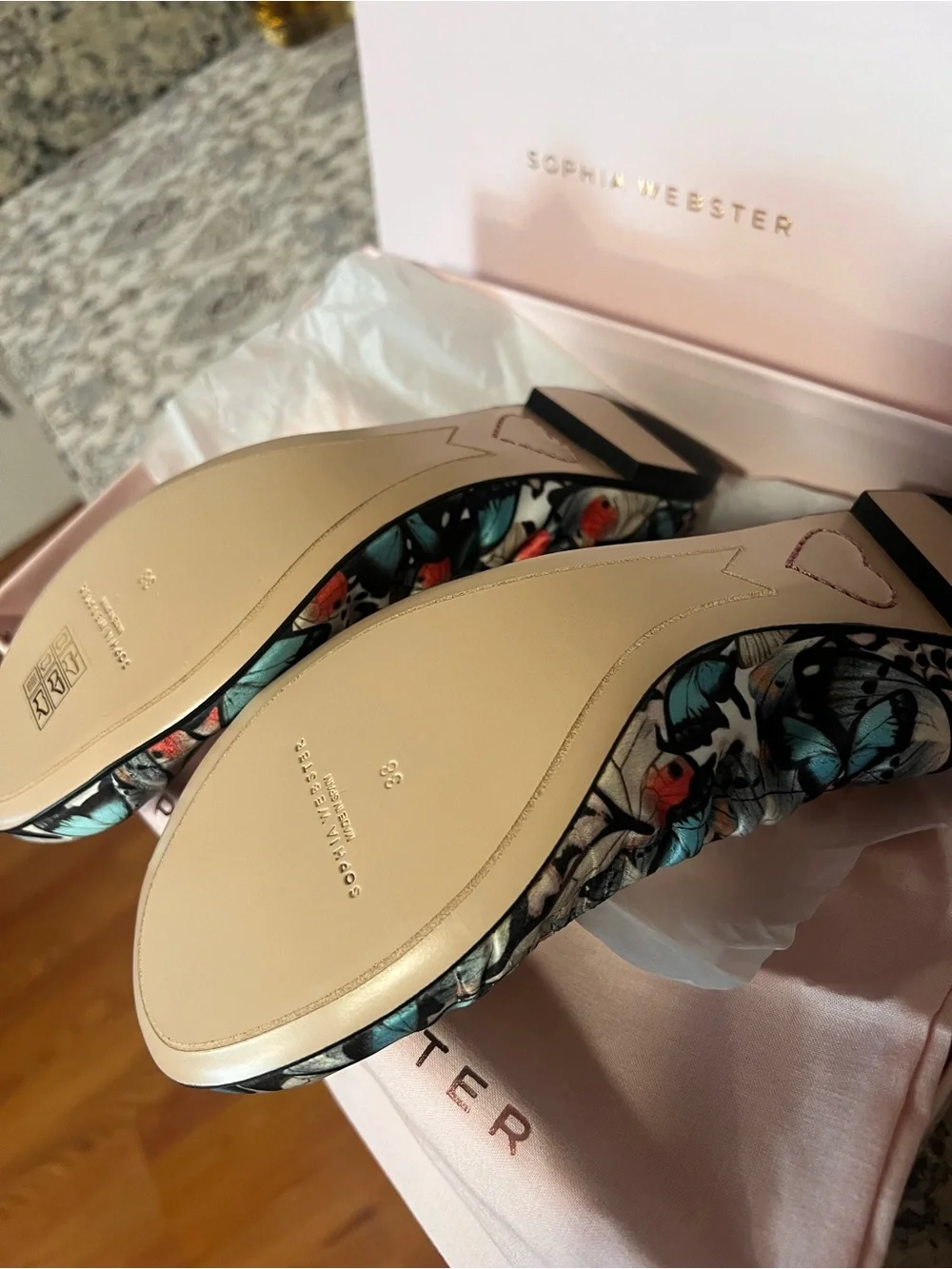 Sophia Webster printed ballet